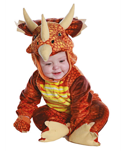 Rotes triceratops dinosaurier - rotes,