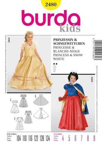 Burda style schnitt - schnitt, nr