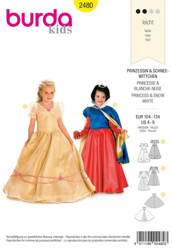 Schnittmuster prinzessin und - schnittmuster,