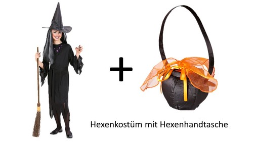 Kostüm hexe schwarz - kostüm,