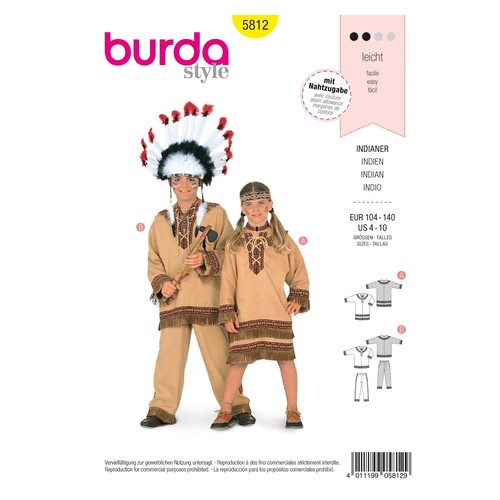 Burda kids schnittmuste nr - -,